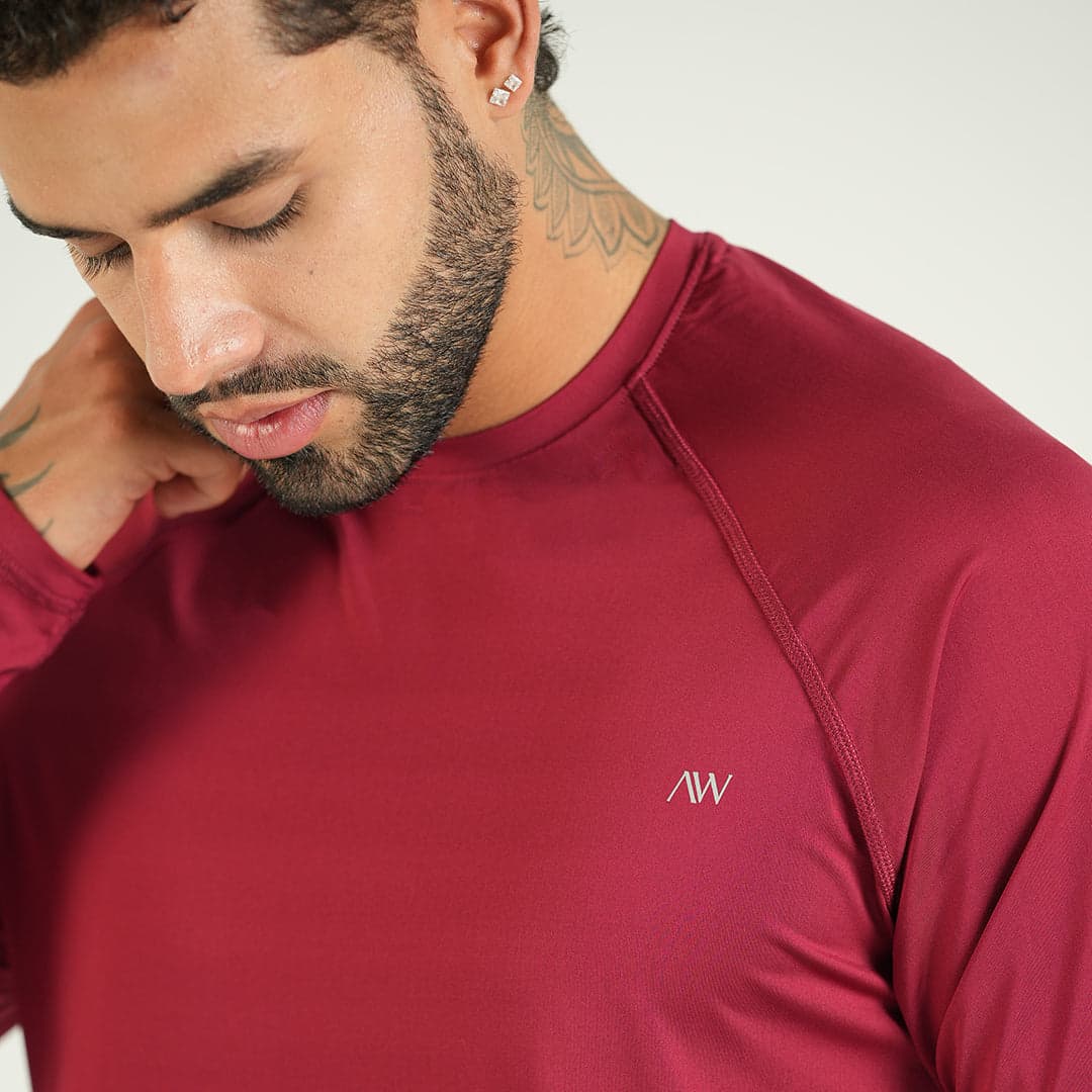 Long sleeve Men Deep Red - imagen 4