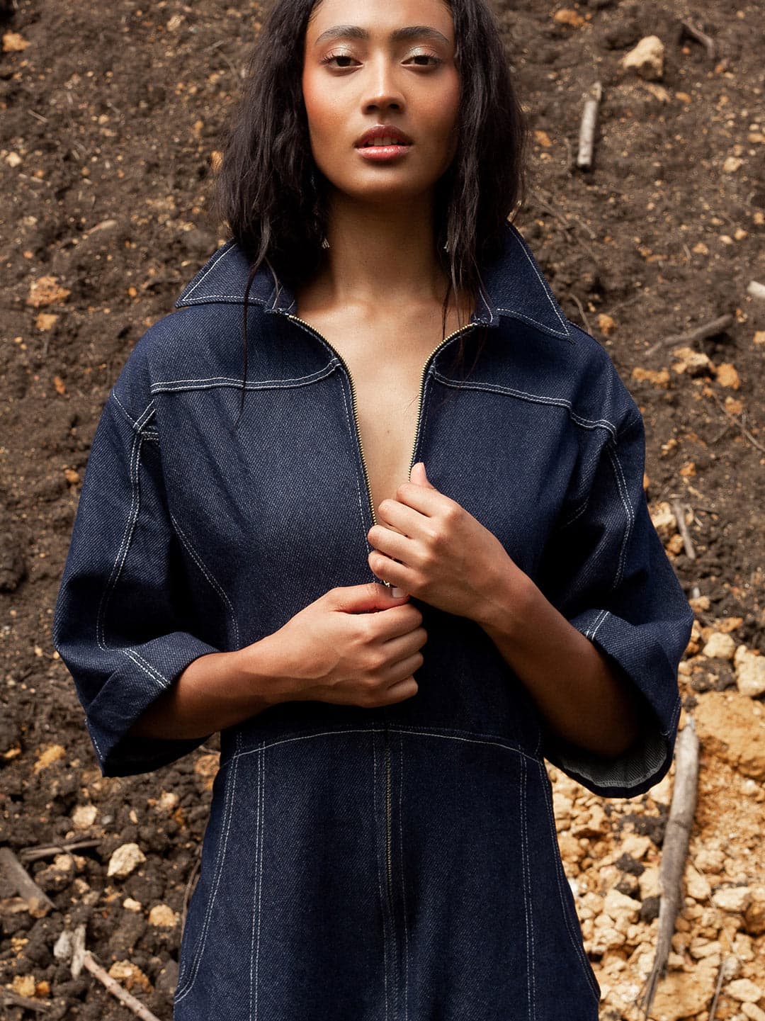 Enterizo en Denim Lavado - imagen 6