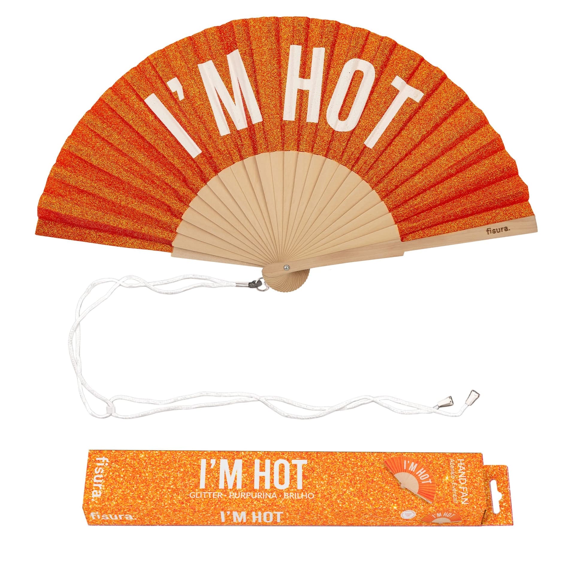 Abanico I´m Hot Glitter