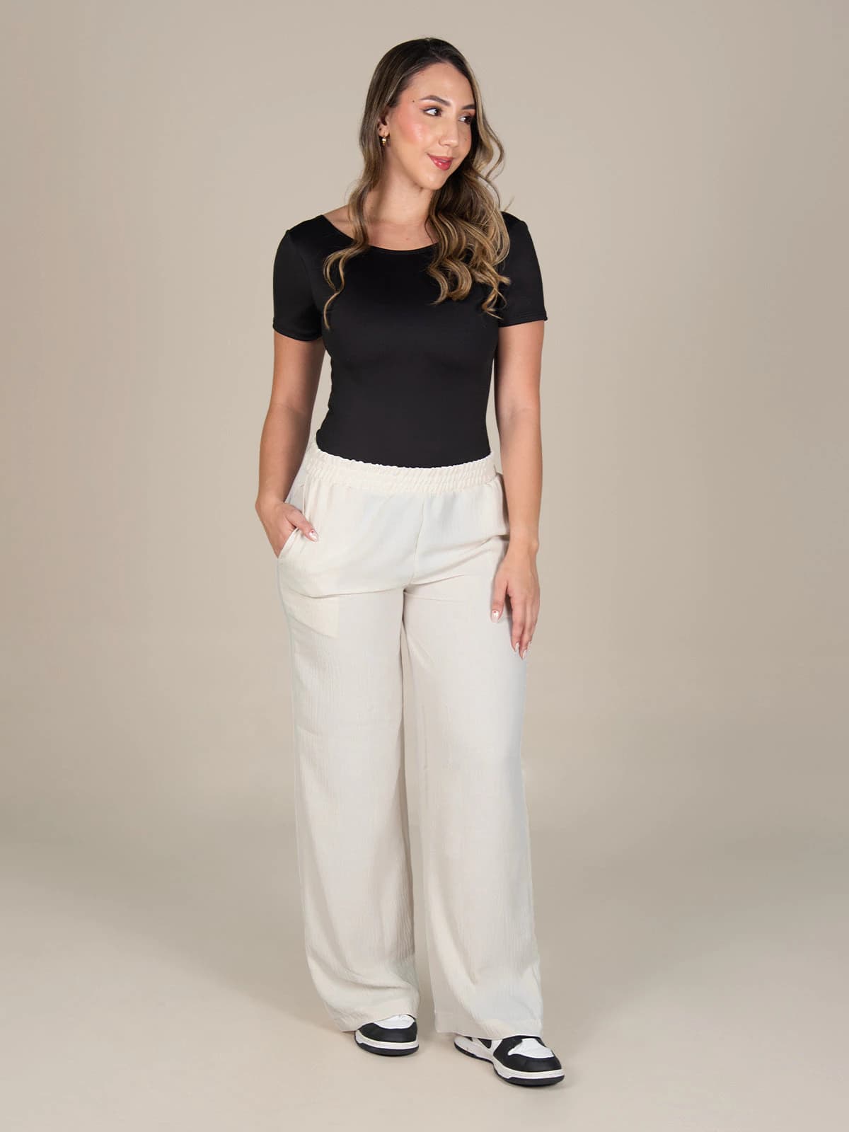 pantalon Siriu ivory - imagen 3