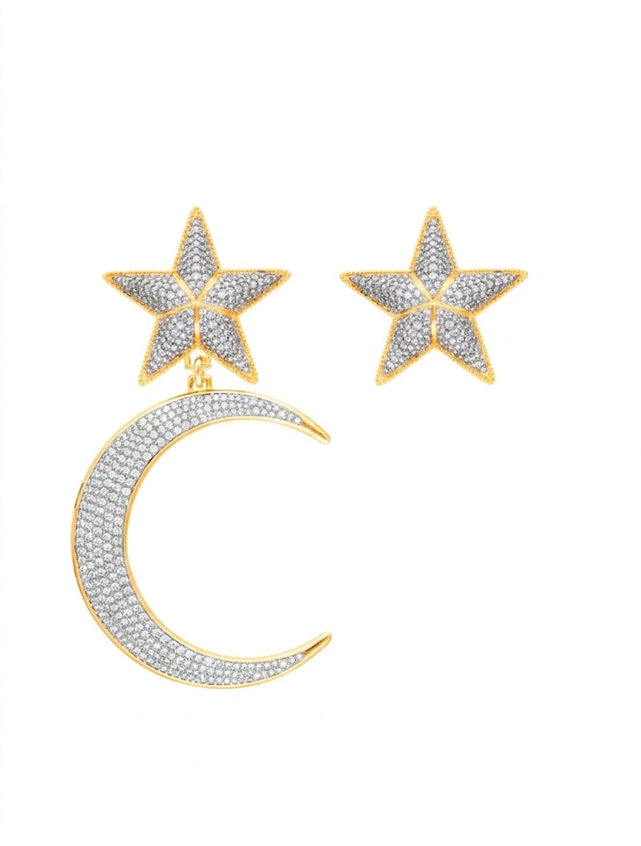 ARETES KOSMOS BIANKA LUNA ASIMETRICO - imagen 1