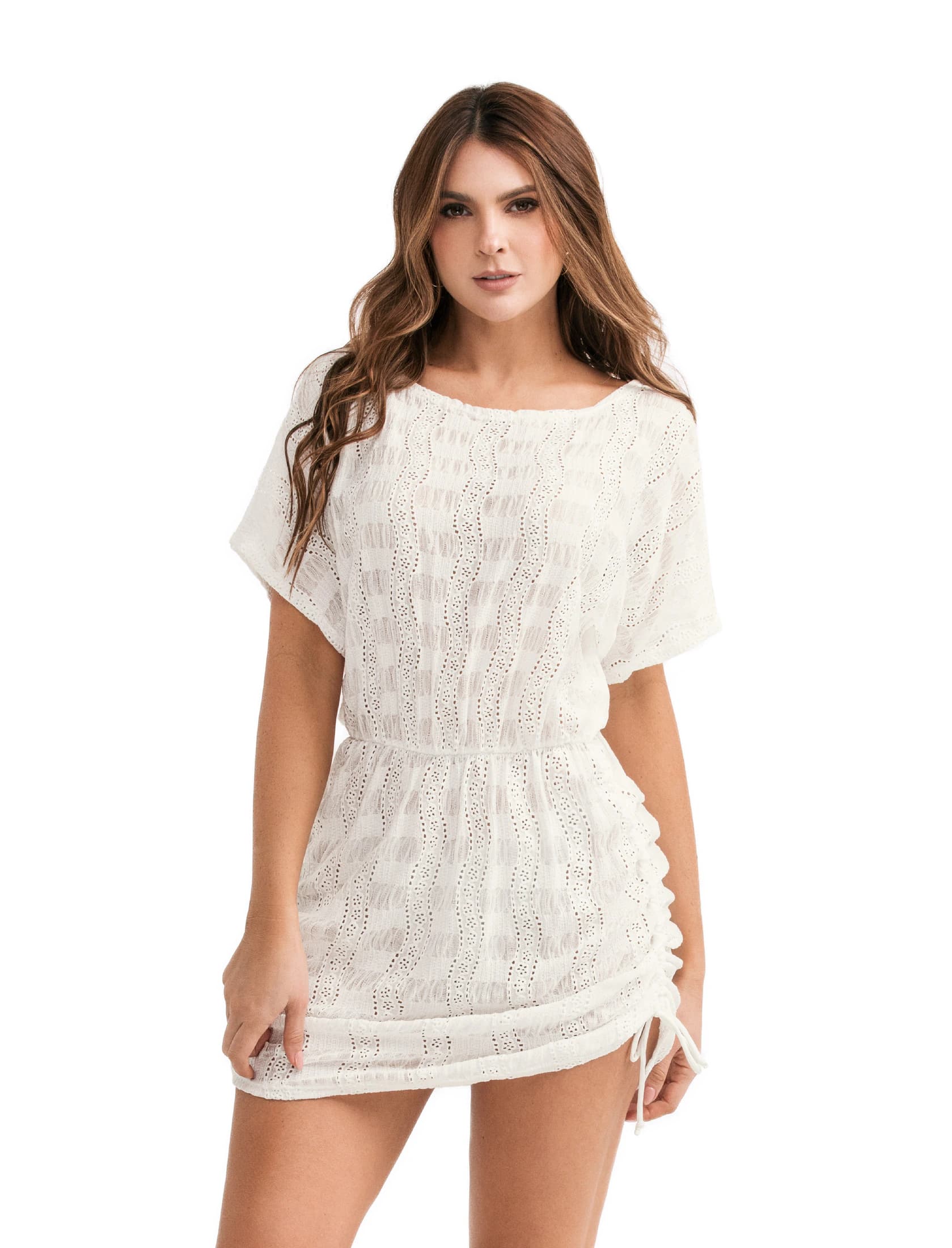 VESTIDO 46155 - CORDONES LATERALES PARA AJUSTAR - imagen 1