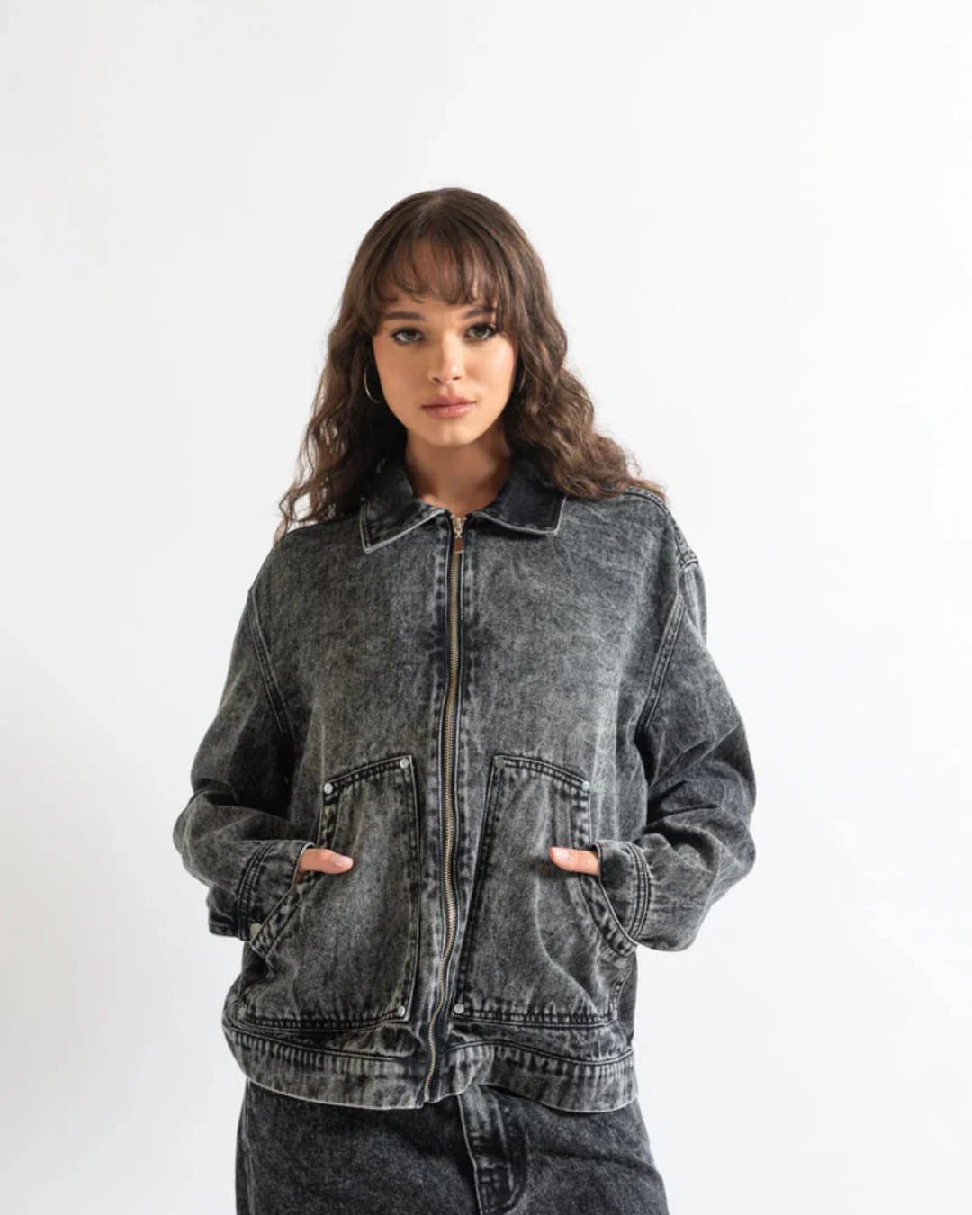MONCLAIR WASHED BLACK JACKET - imagen 2