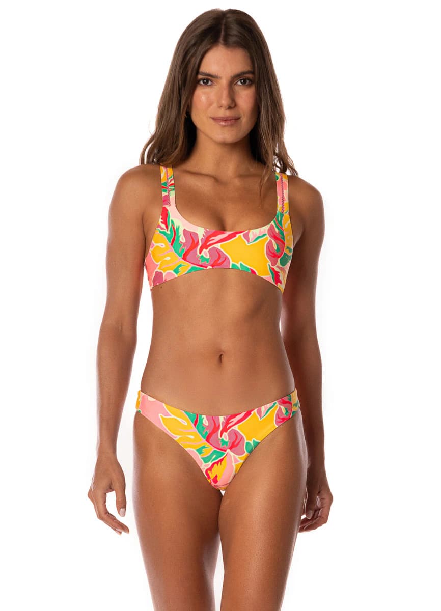 Maaji Dream Garden Nalai Sporty Bralette Bikini Top - imagen 1