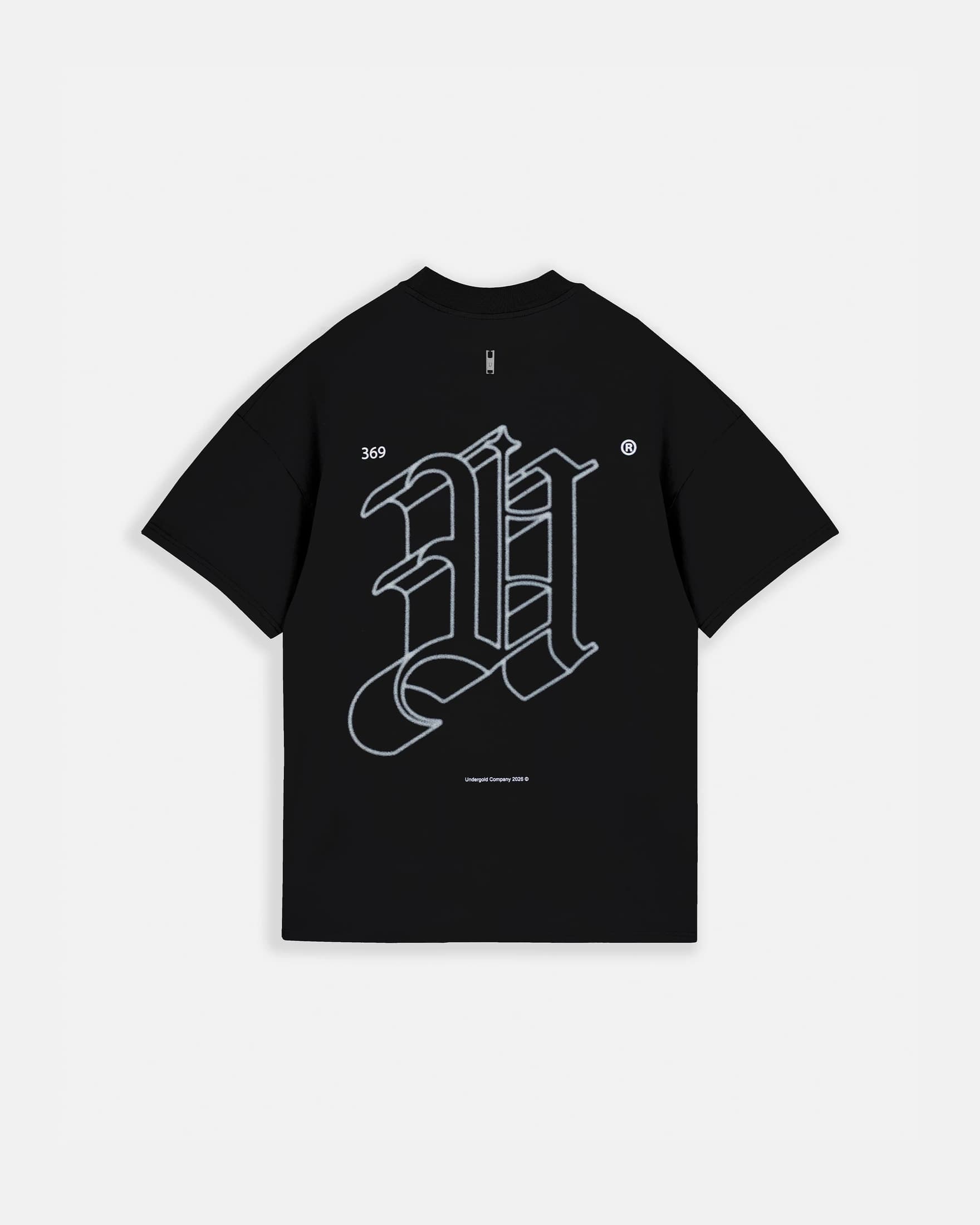 Line Solid U Tshirt Black - imagen 1