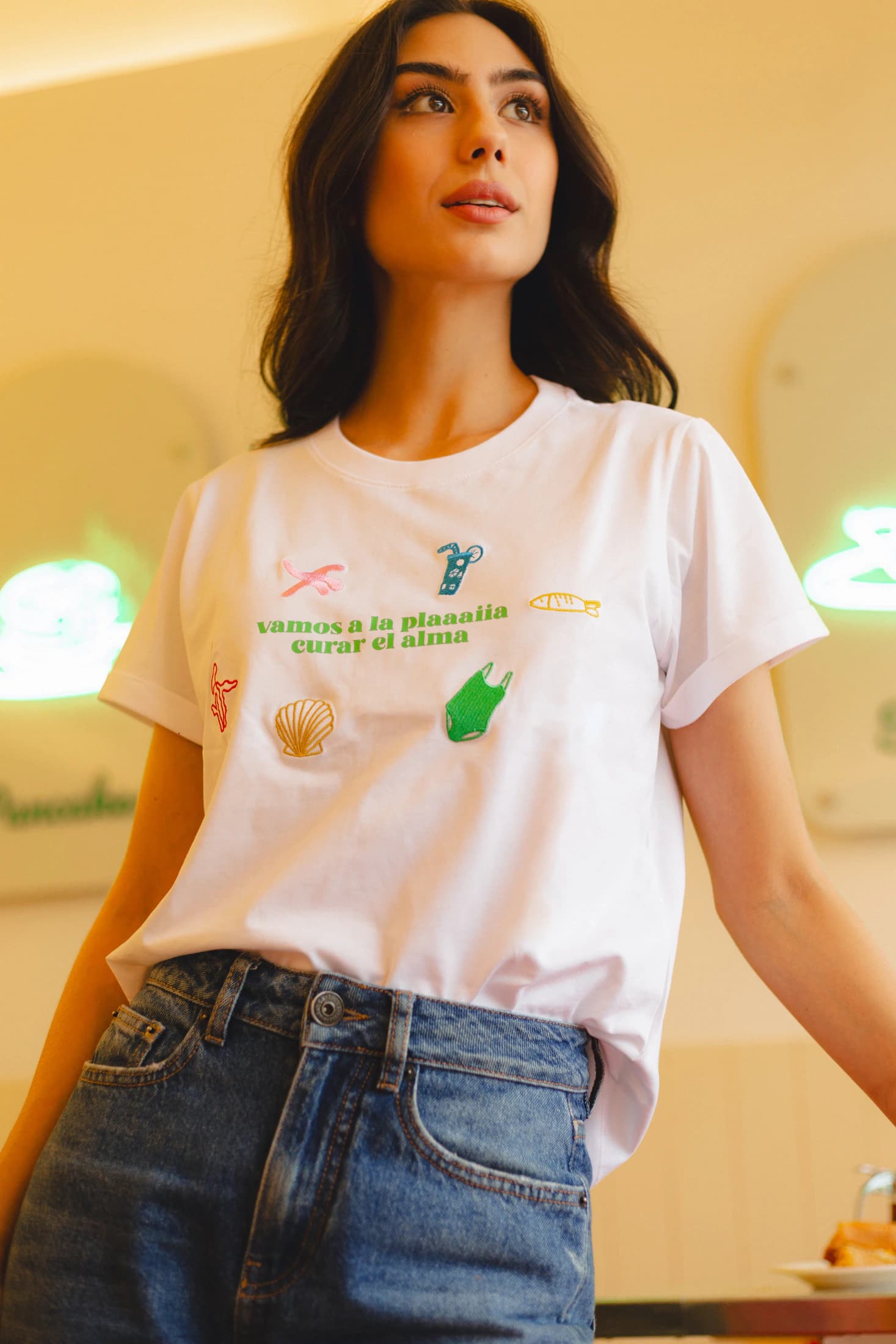 Vamos A La Plaaaiia Oversized Tee - imagen 2