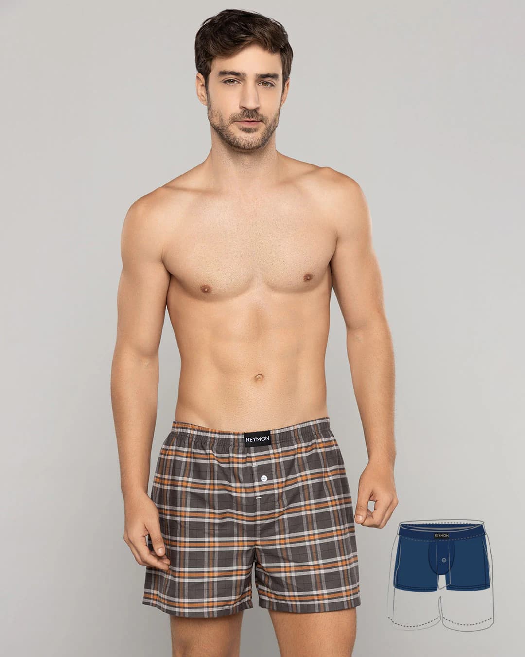Boxer suelto con boxer interno en poliester Ref. 3052 - imagen 22