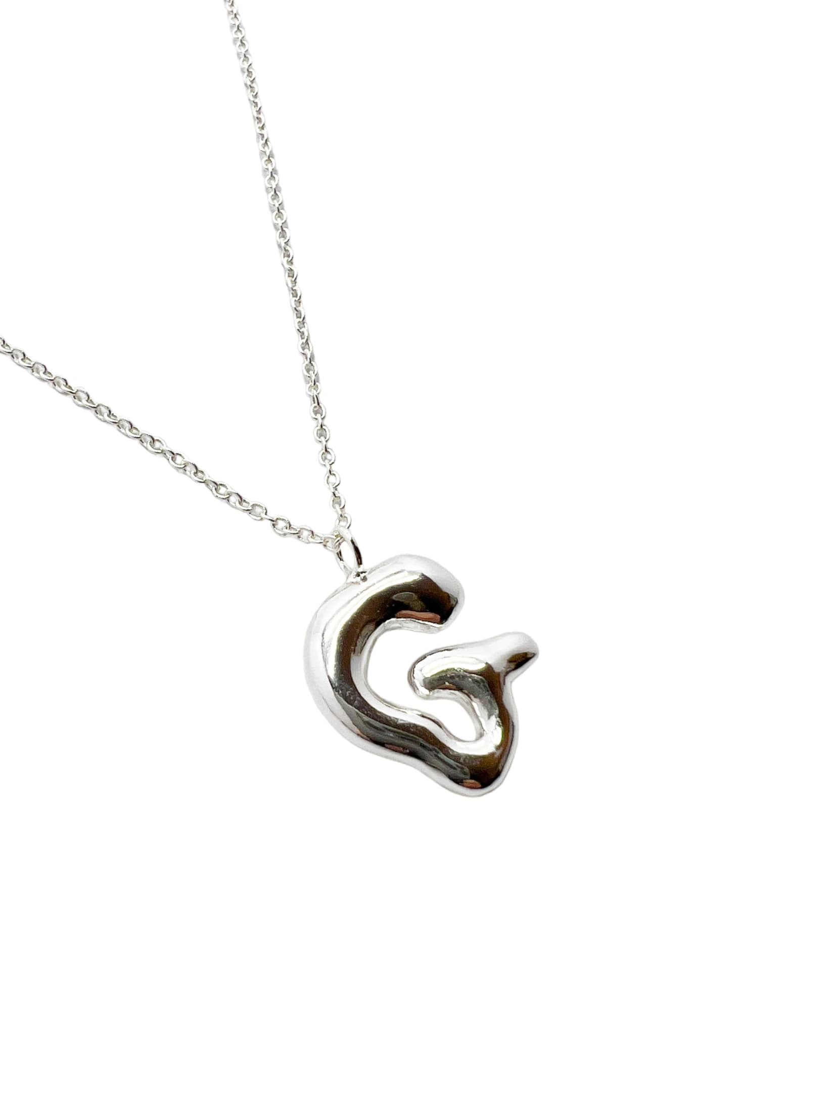 cadena letra cosmic water silver - imagen 2