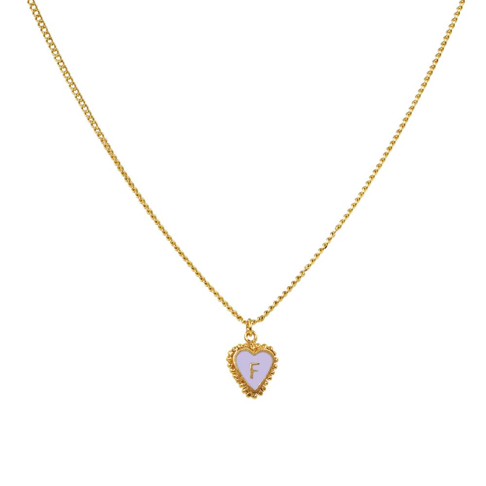 Cadena 1 Letra Heart Morado - imagen 7