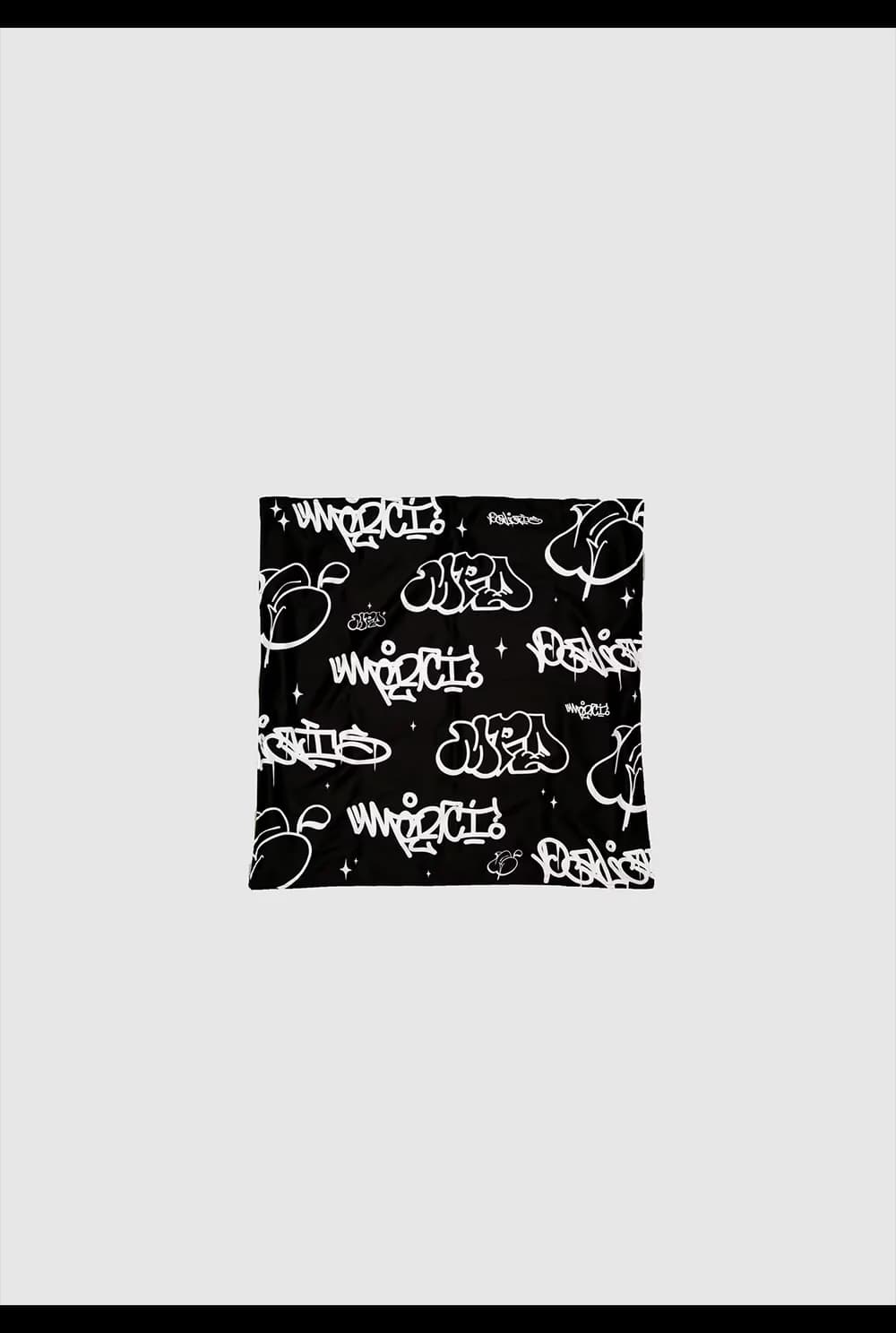 Pañoleta Graffiti Negra