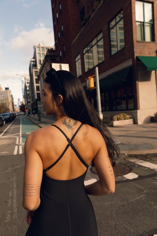 Strappy jumpsuit Sens Negro Smoke - imagen 5