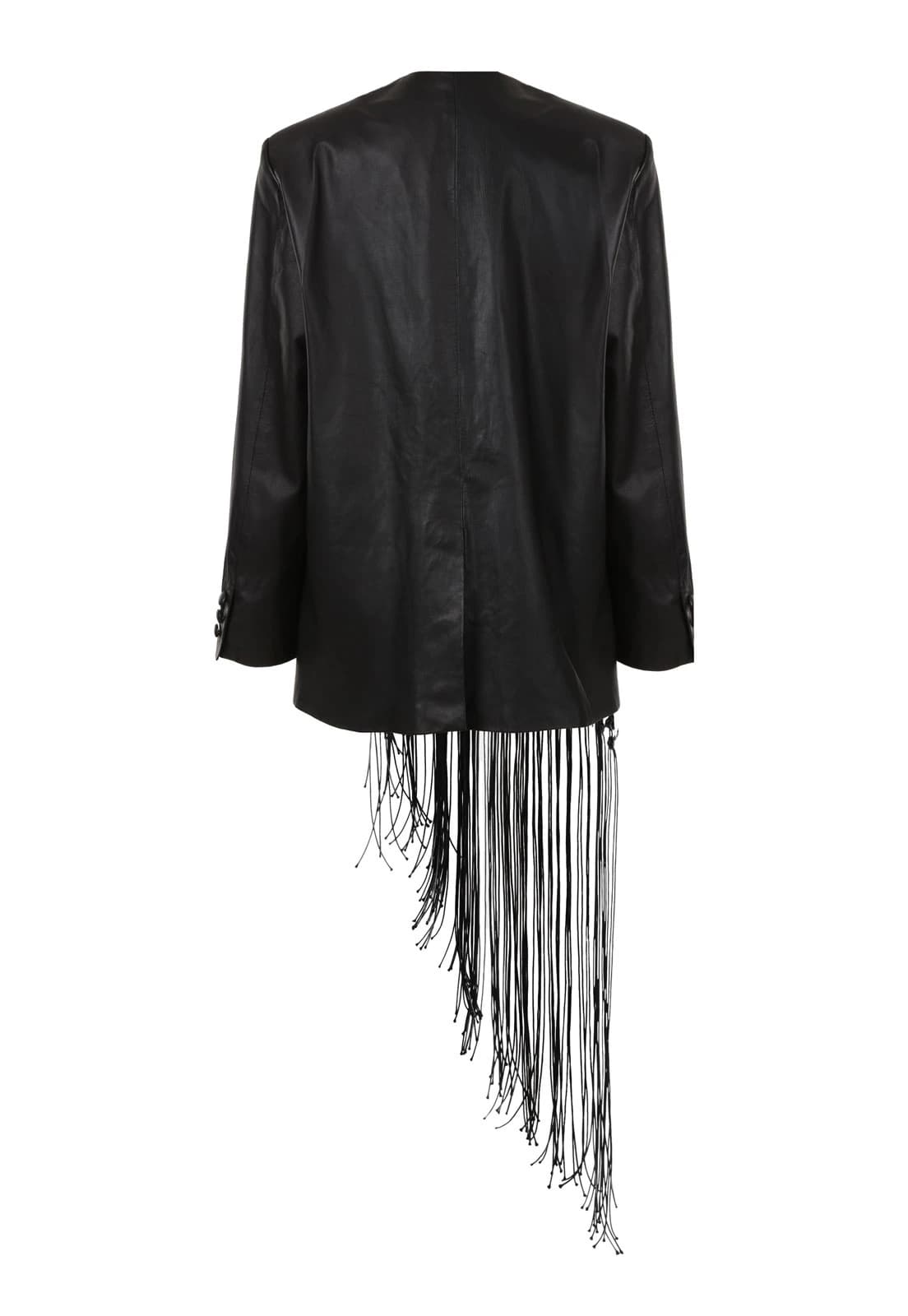 MACRAME LEATHER BLAZER - imagen 3