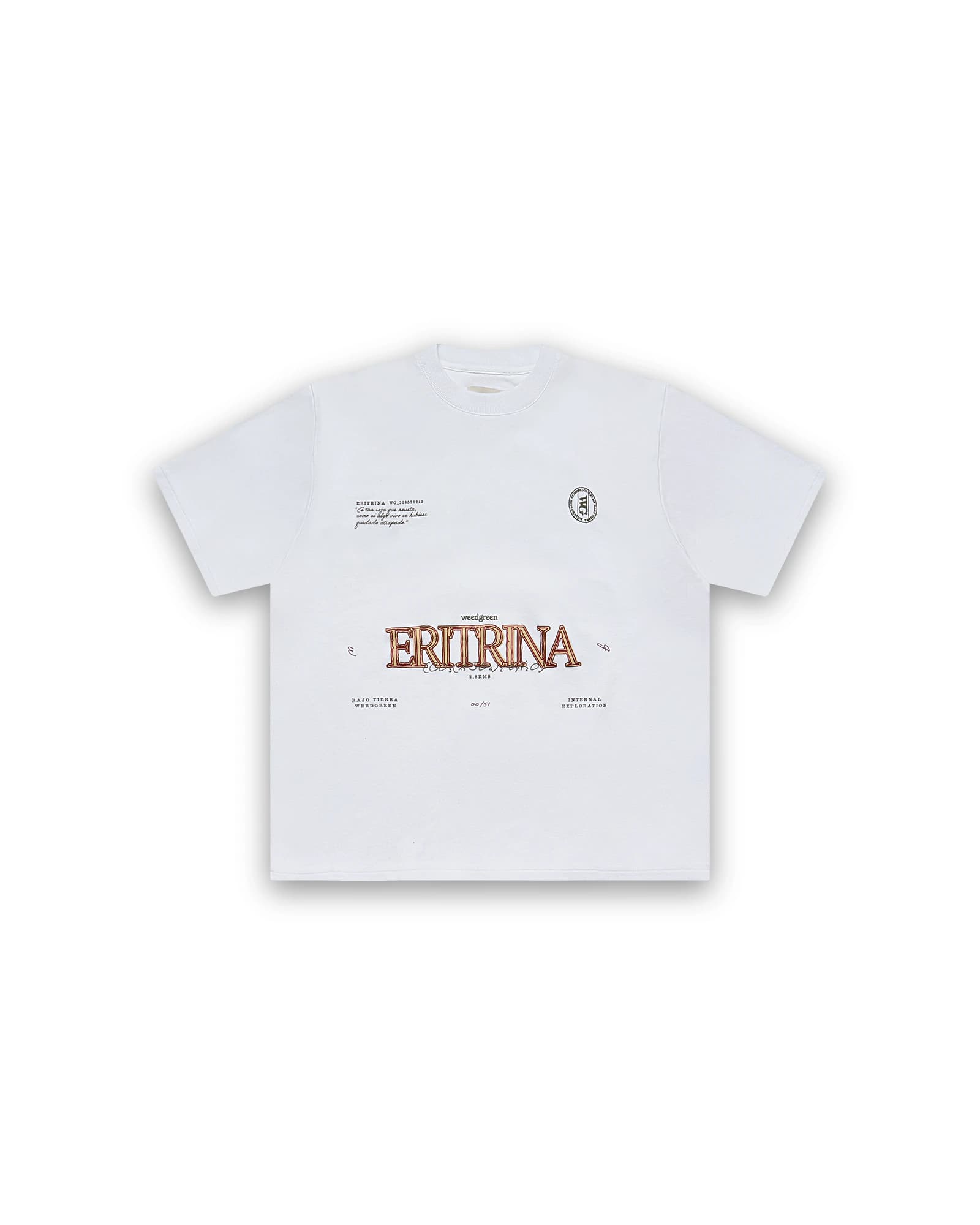 CAMISETA BOX ERITRINA BLANCO - imagen 1