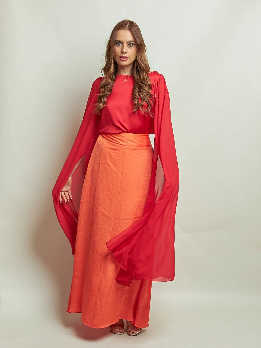 Falda Zaray Naranja - imagen 3