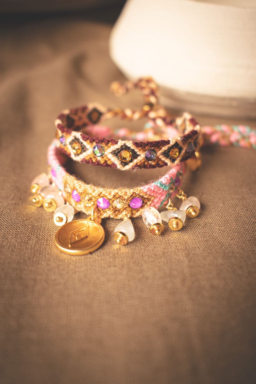 Kalepsu Wayuu bracelet - Barbie - imagen 6