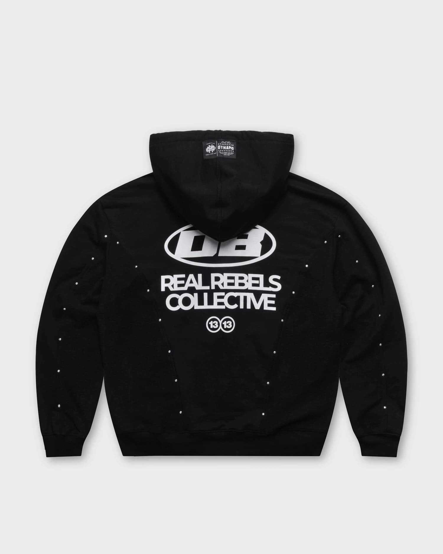 Hoodie Negro Oversize Real Rebels - imagen 4