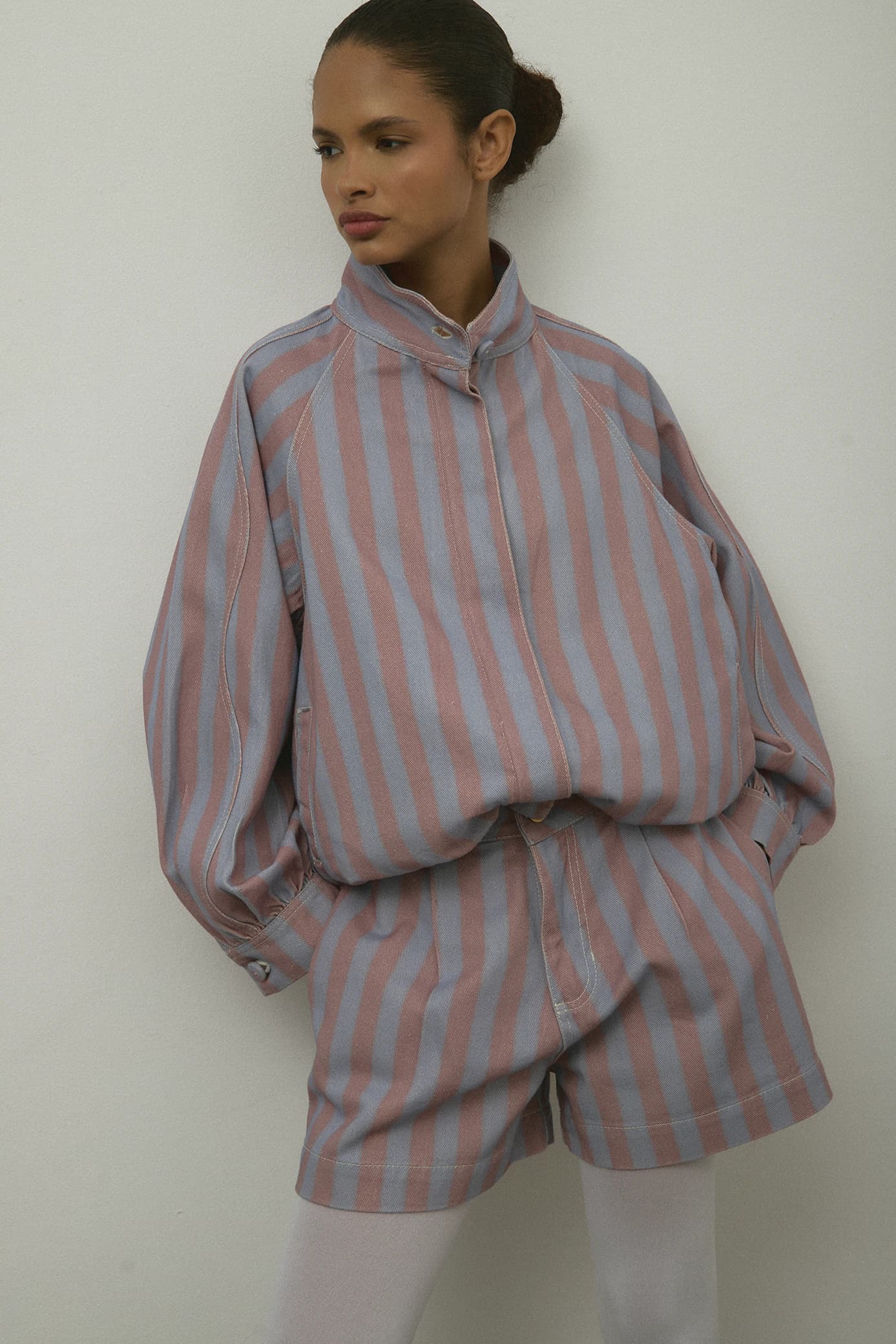 Chaqueta Bomber Cielo Rosa - imagen 3