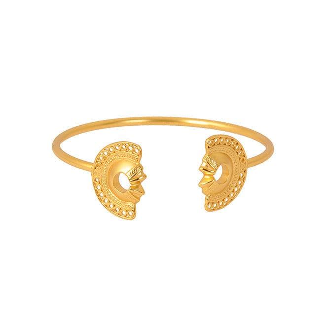 Pulsera de Aro Nariguera Semilunar Tairona - imagen 1