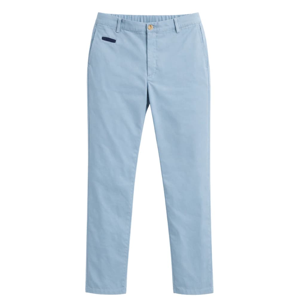 NUOVO - Pantalón prepster classic fit elástico - Blu Celo
