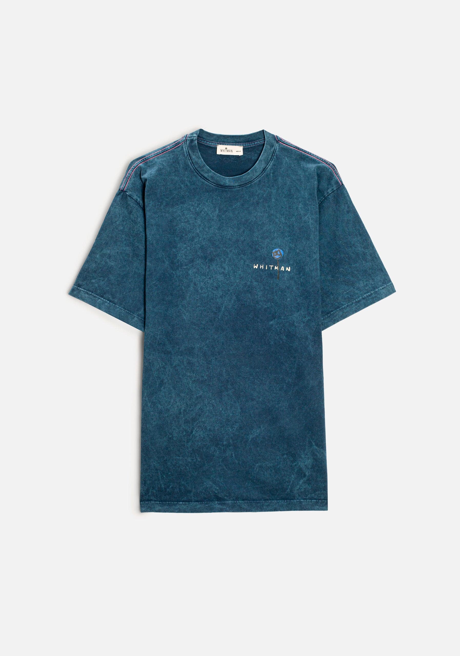 Camiseta H Botánico Azul Estampada - imagen 3