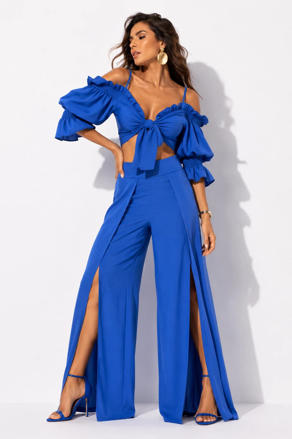 Blusa Tuck Azul - imagen 3