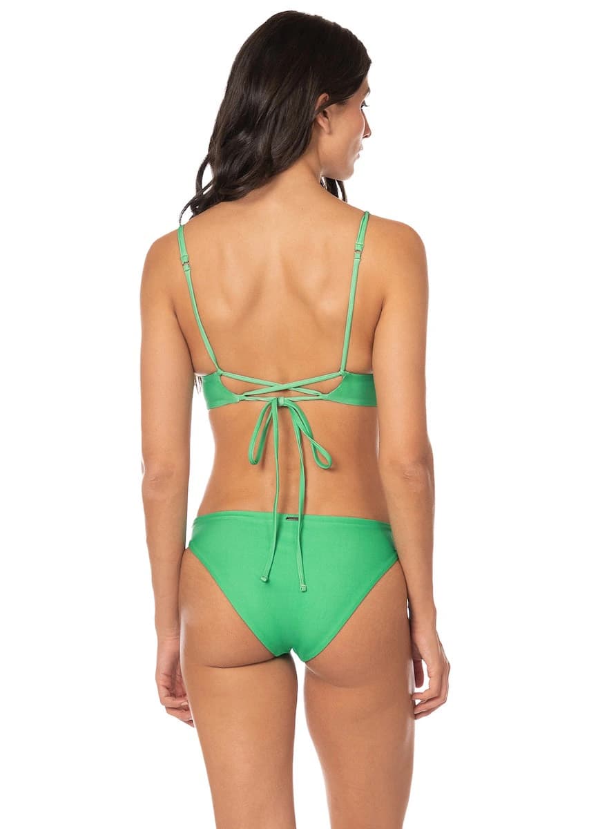 Maaji Green Sublimity Regular Rise Classic  Bikini Bottom - imagen 1