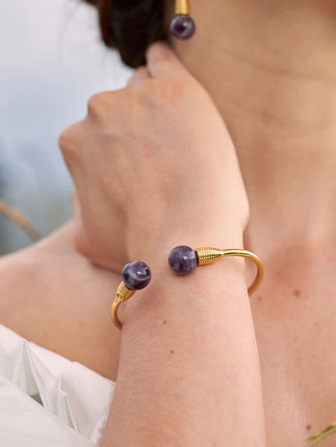 Brazalete Cono amatista - imagen 1