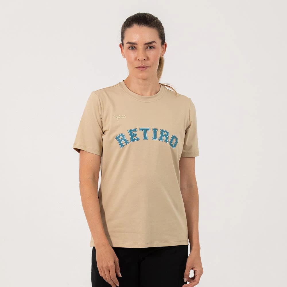 CAMISETA LIFESTYLE MANGA CORTA RETIRO 2025 PARA MUJER - imagen 1