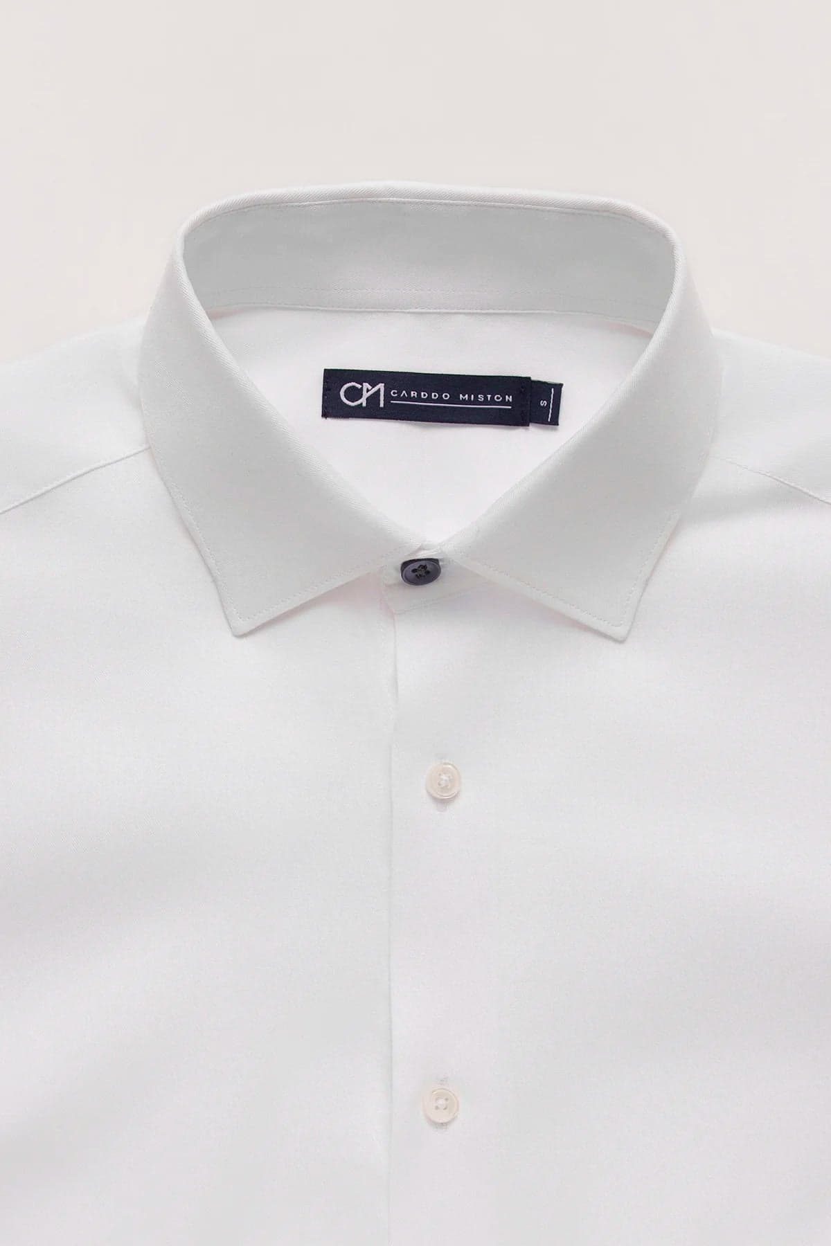 Camisa Sarga Algodón Blanco - imagen 2