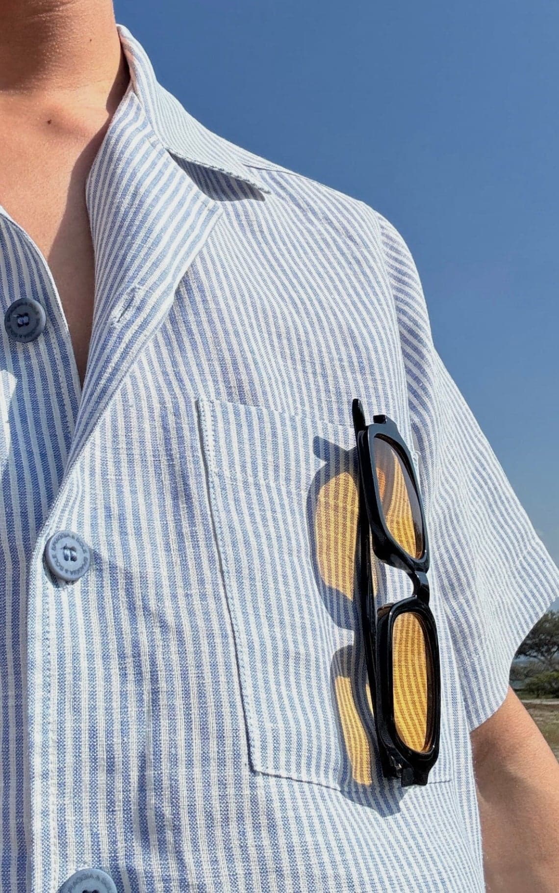 Camisa Portofino Blue Stripe - imagen 2