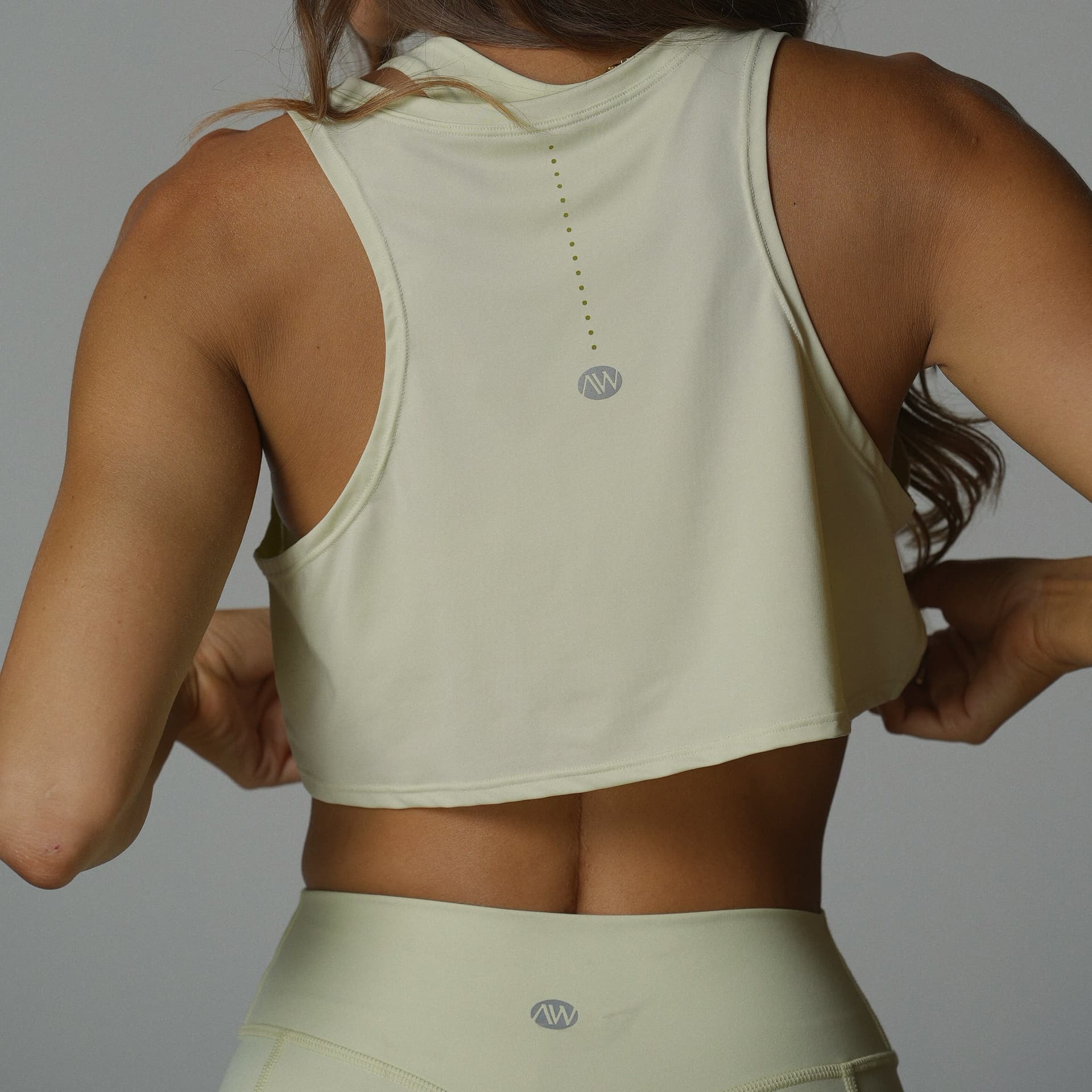 Performance Tank Crop Lime mist - imagen 2