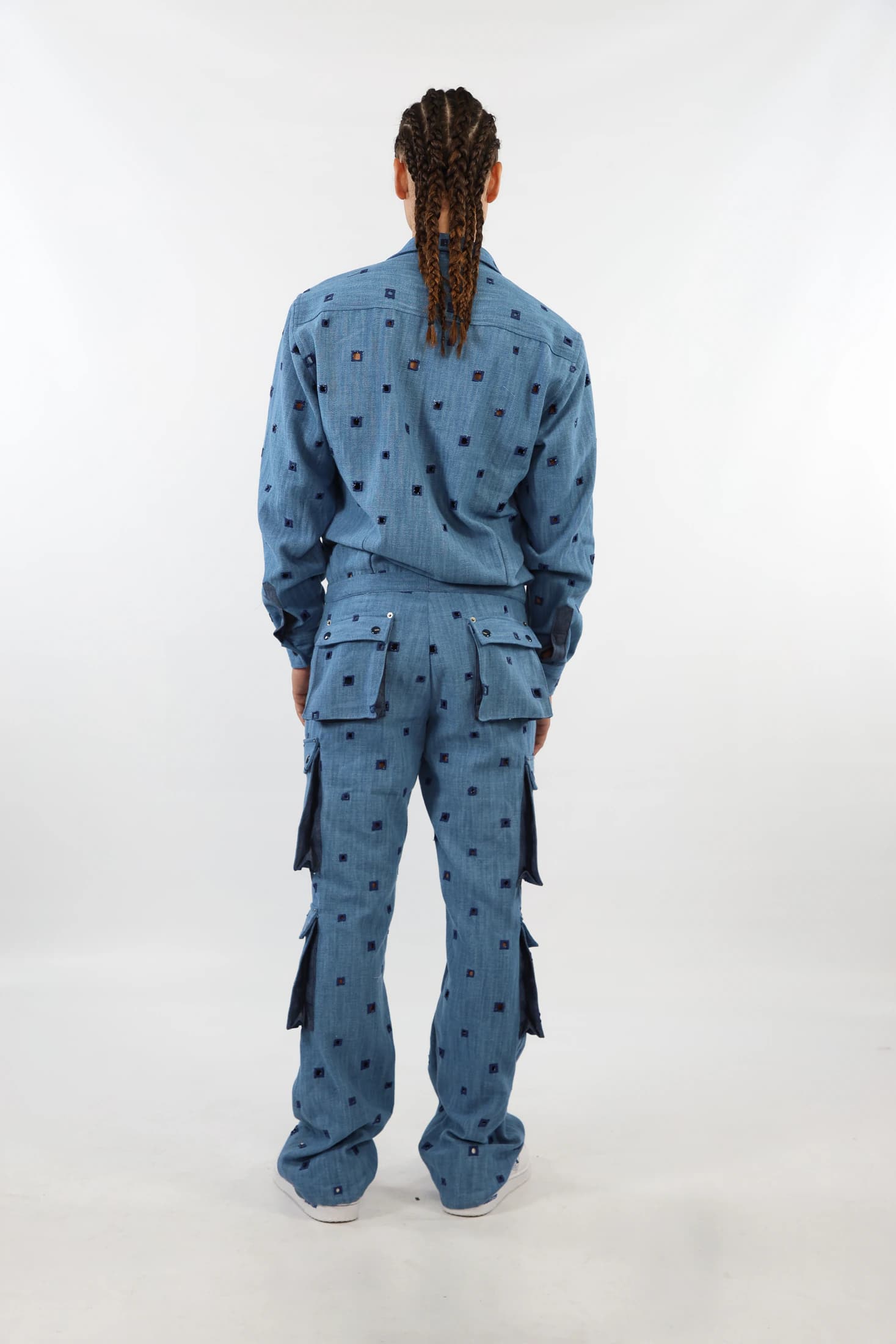 Embroidered Denim Jumper - imagen 2