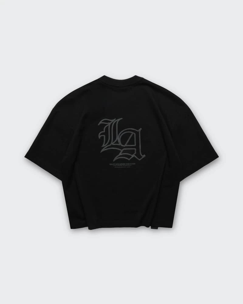 Camiseta Negra Boxy Eazy - imagen 5