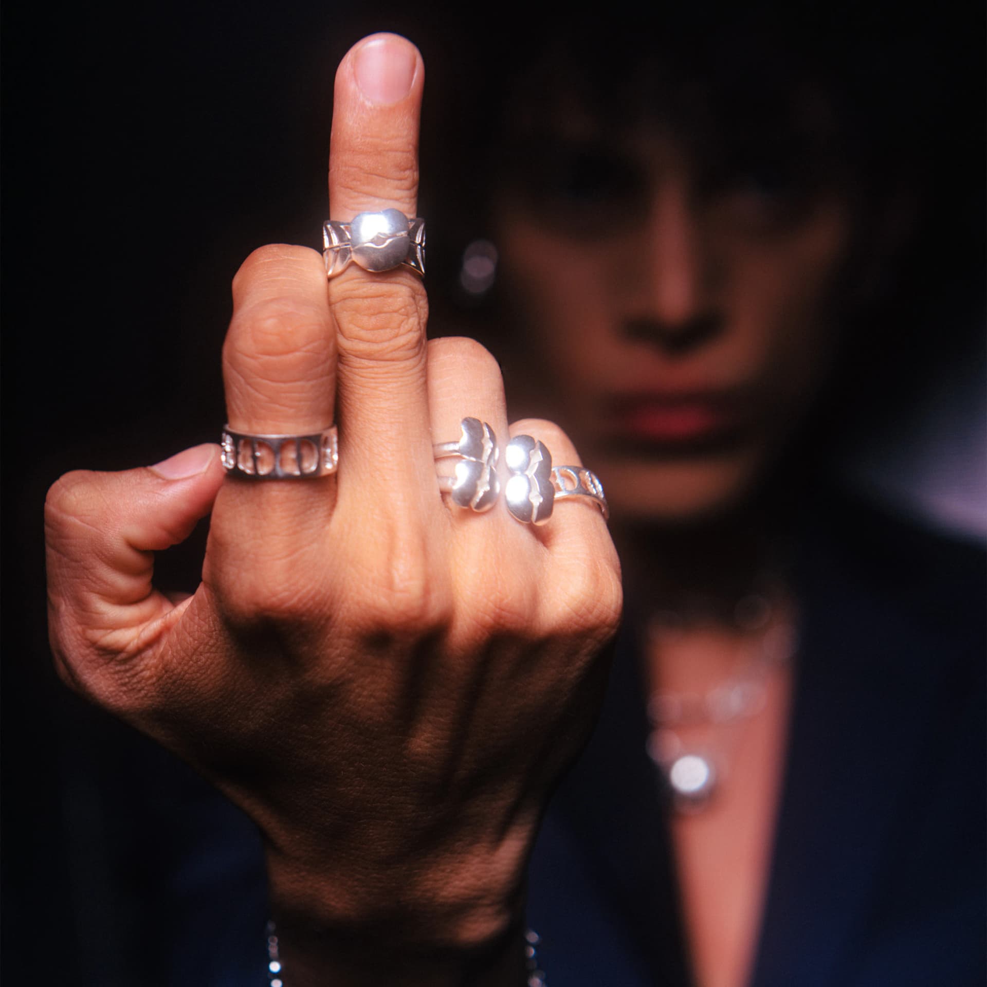 Beso Leaf Ring - imagen 2