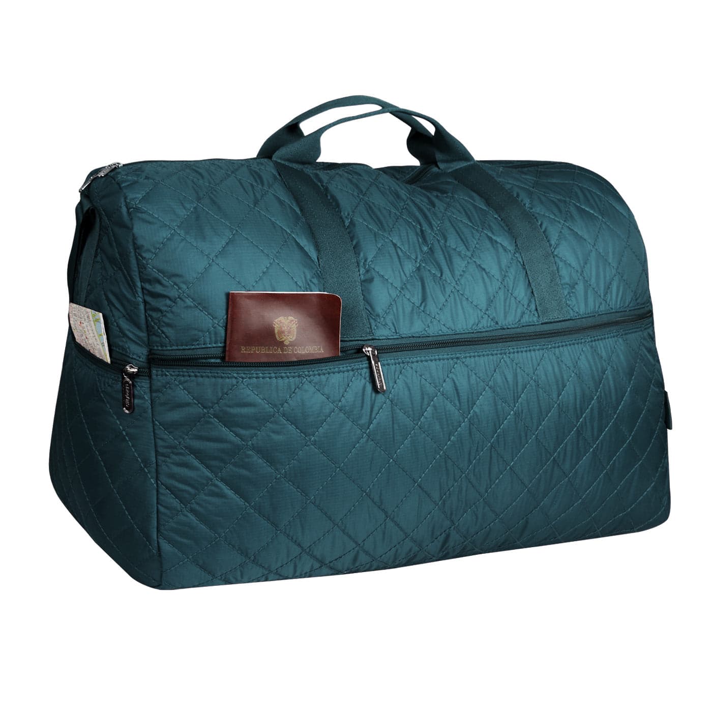 Maleta XL Plegable Puffer Azul - imagen 4