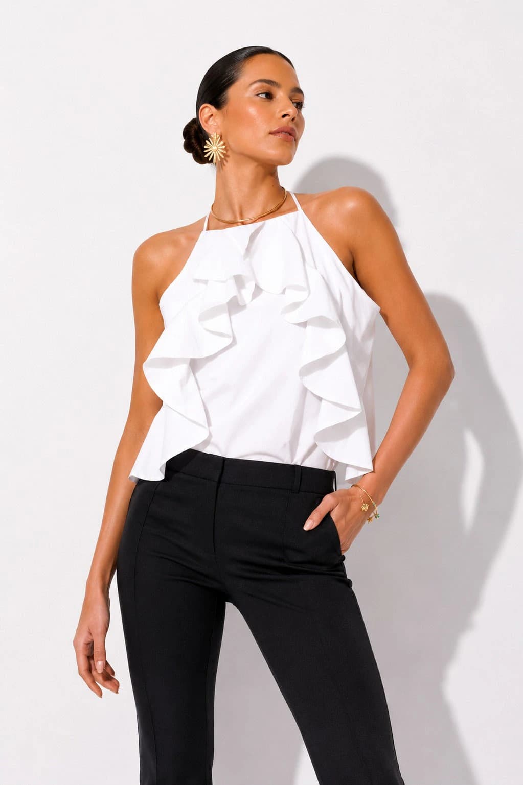 Blusa Valenciana Blanca - imagen 1