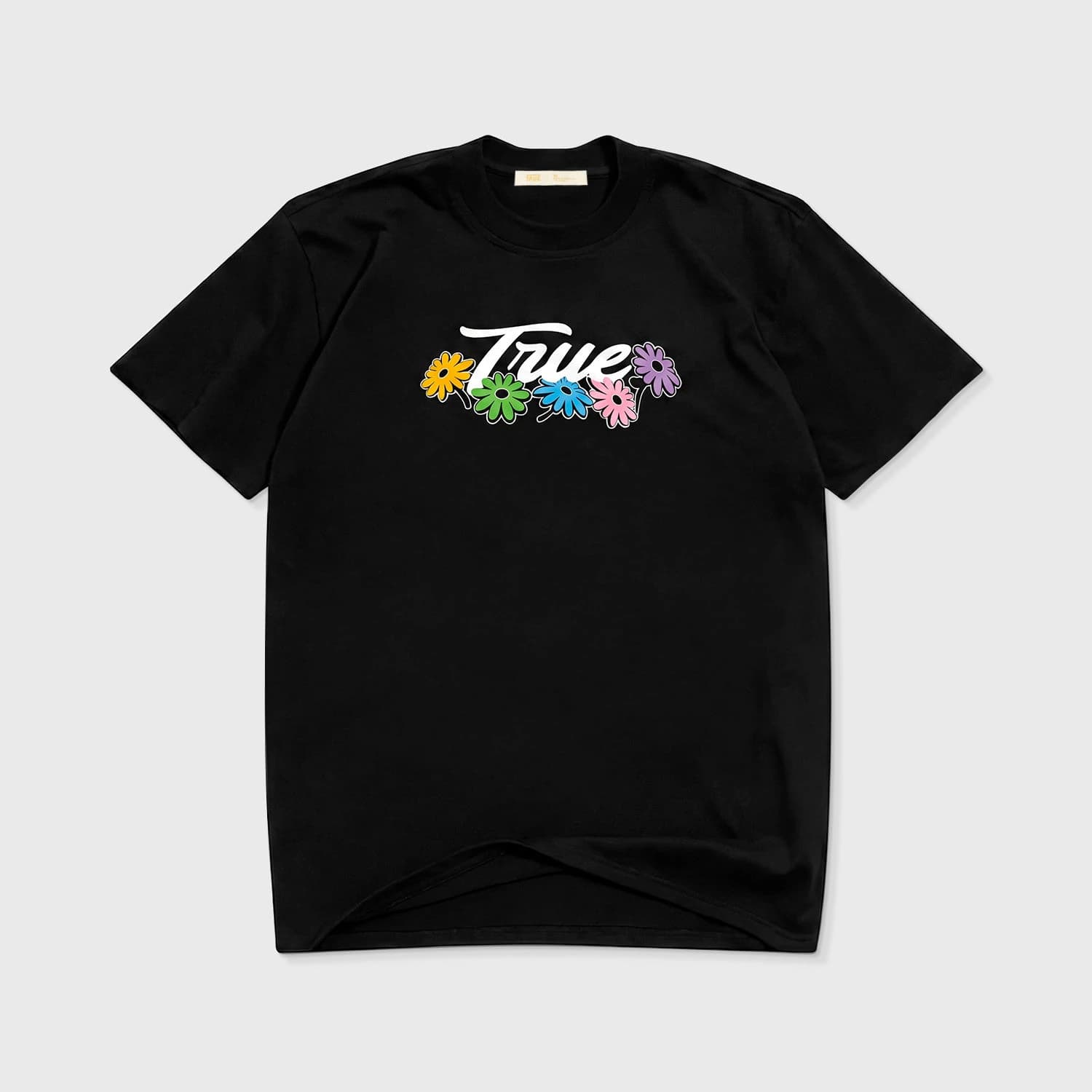 Flowers Logo T-Shirt - Black