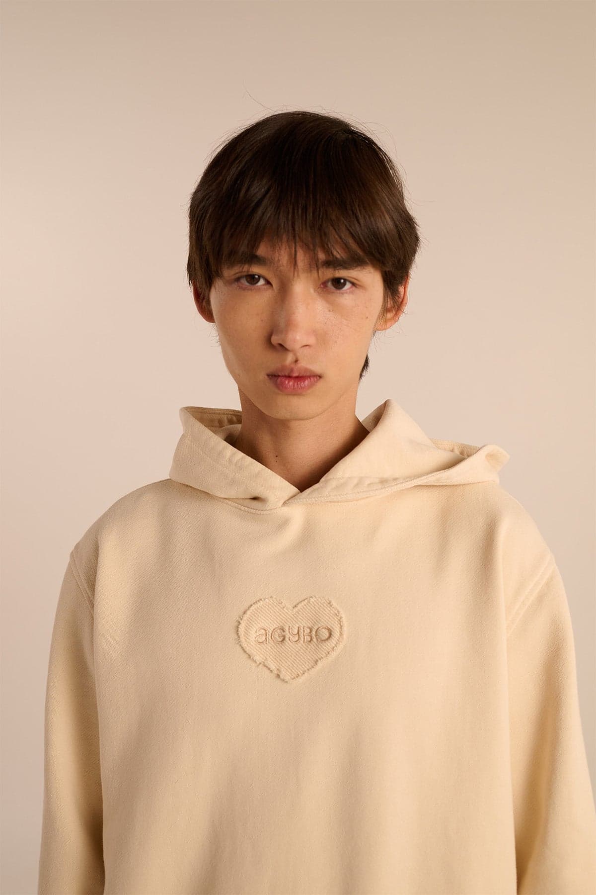 CORE HOODIE BEIGE - imagen 3