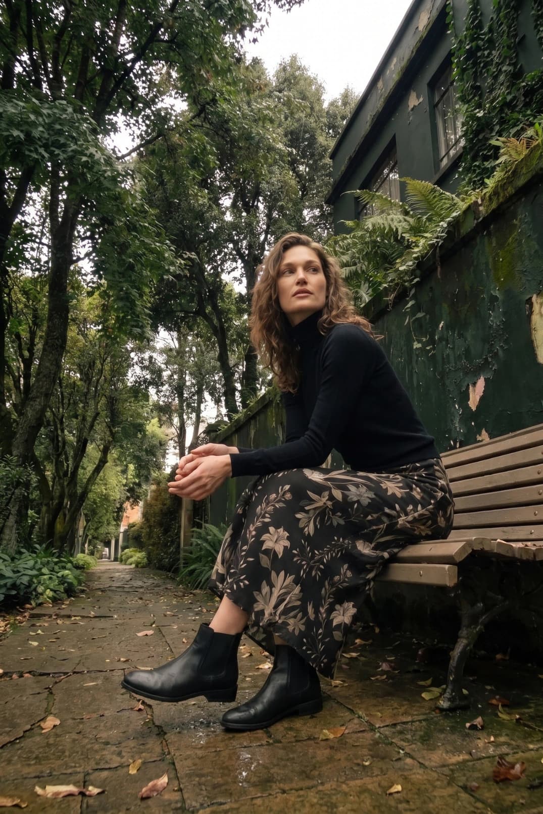 Falda Maia Puntos Negro - imagen 4