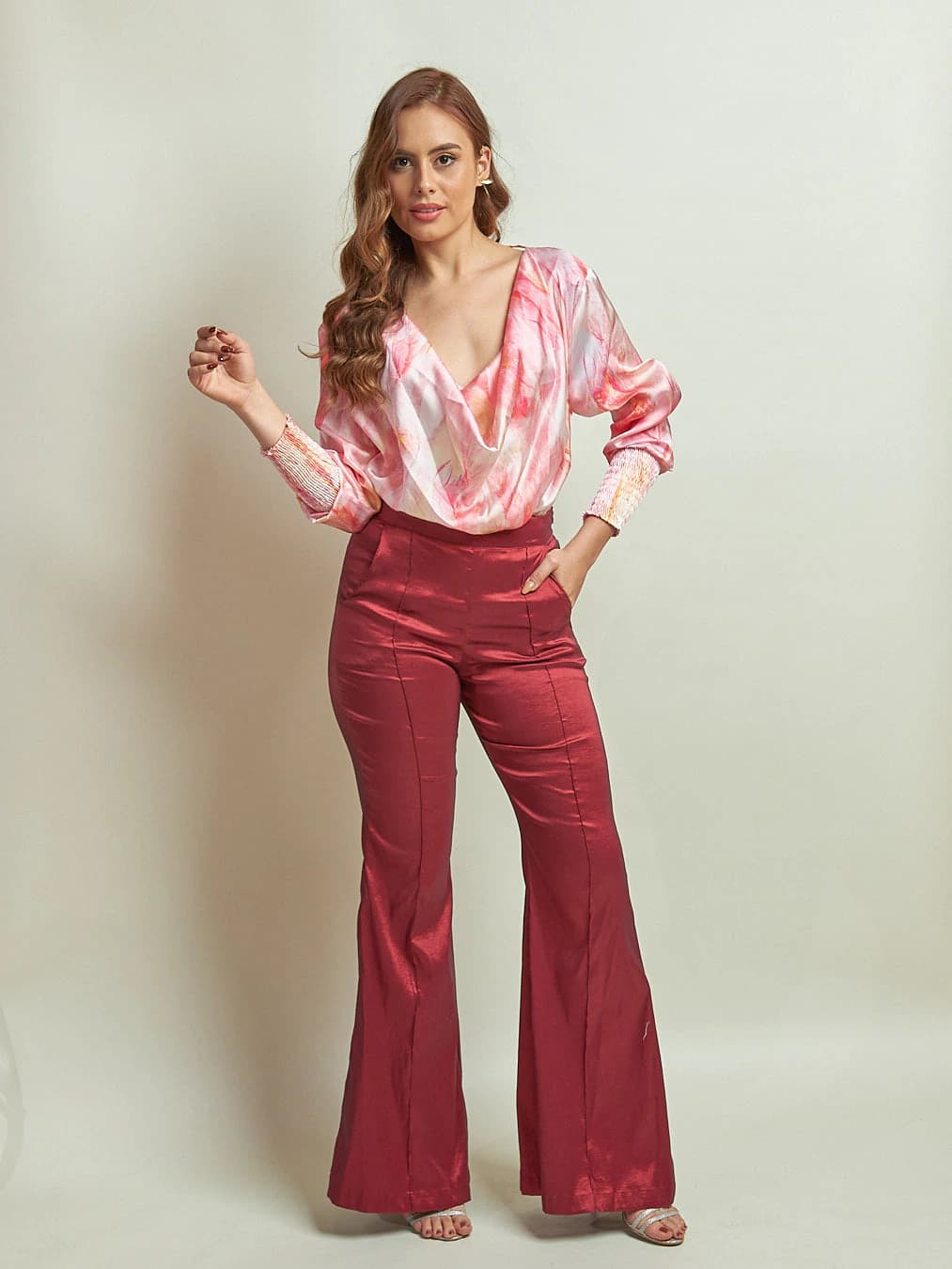 Pantalón Alforza Vinotinto - imagen 1