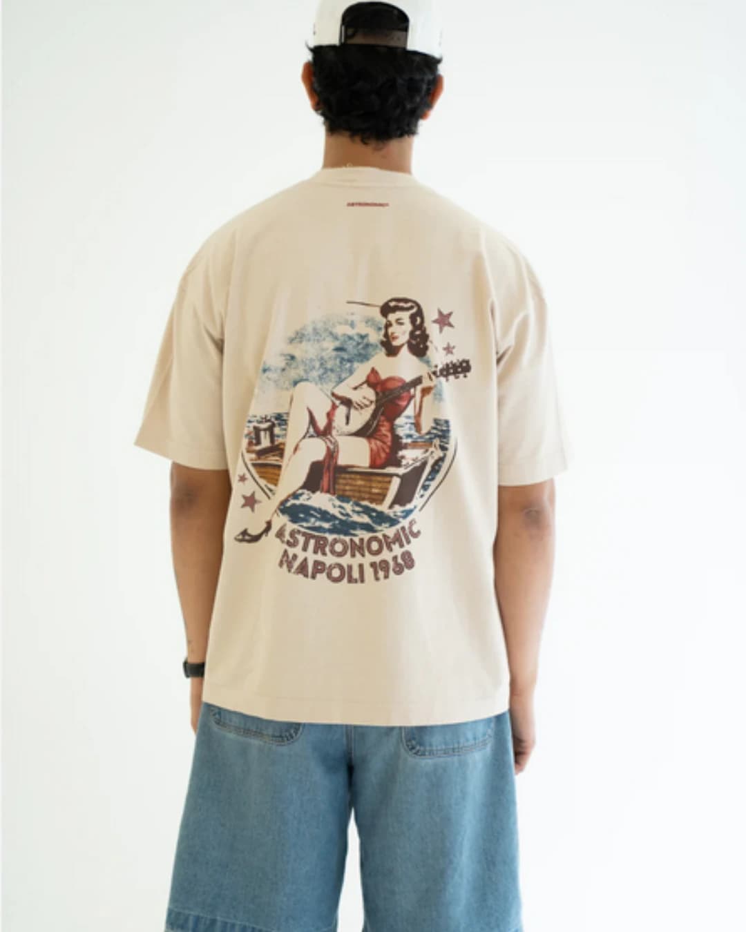 CAMISETA DONNA NAPOLETANA - BEIGE - imagen 3