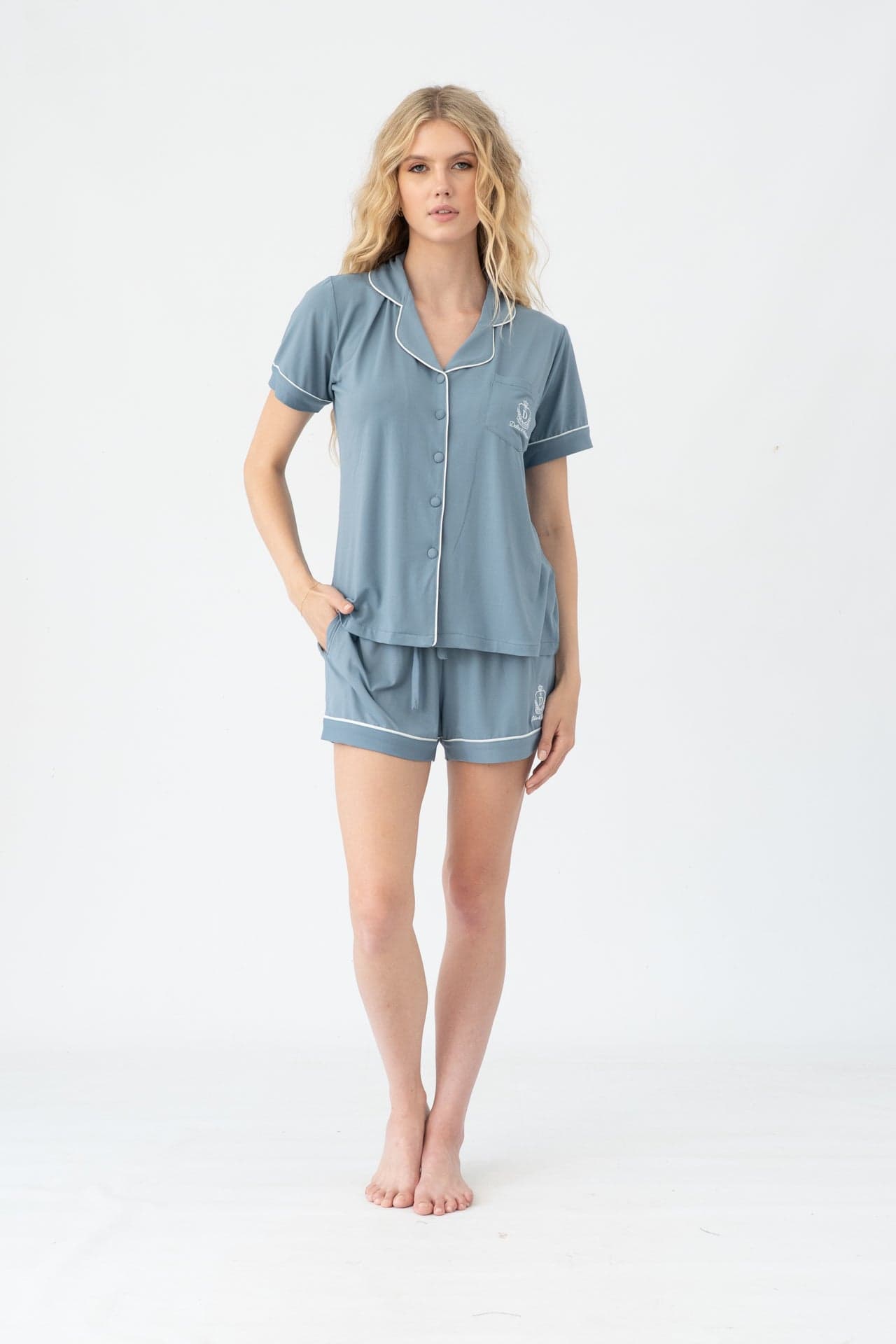 Set Short Paris Blue Ardoise - imagen 2