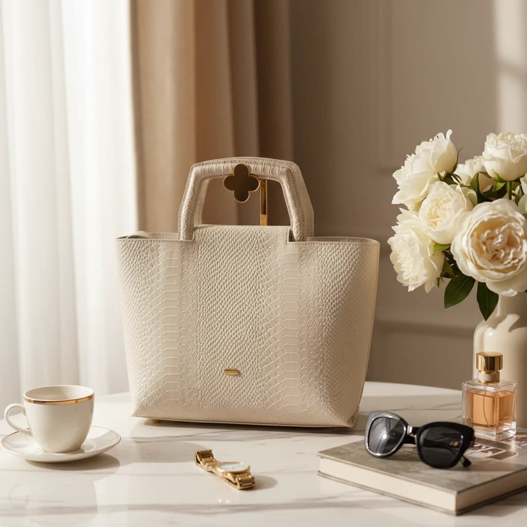 Cartera Ikonic Piton beige - imagen 1