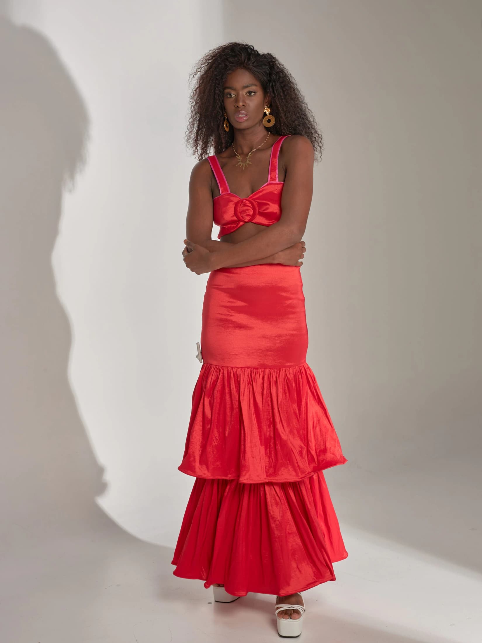 Top Hebilla Rojo - imagen 4