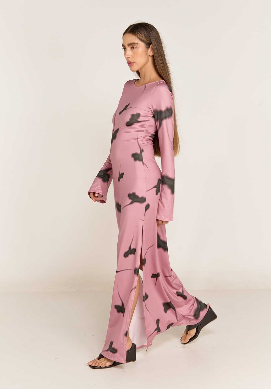 Vestido Rosalia rosa - imagen 3