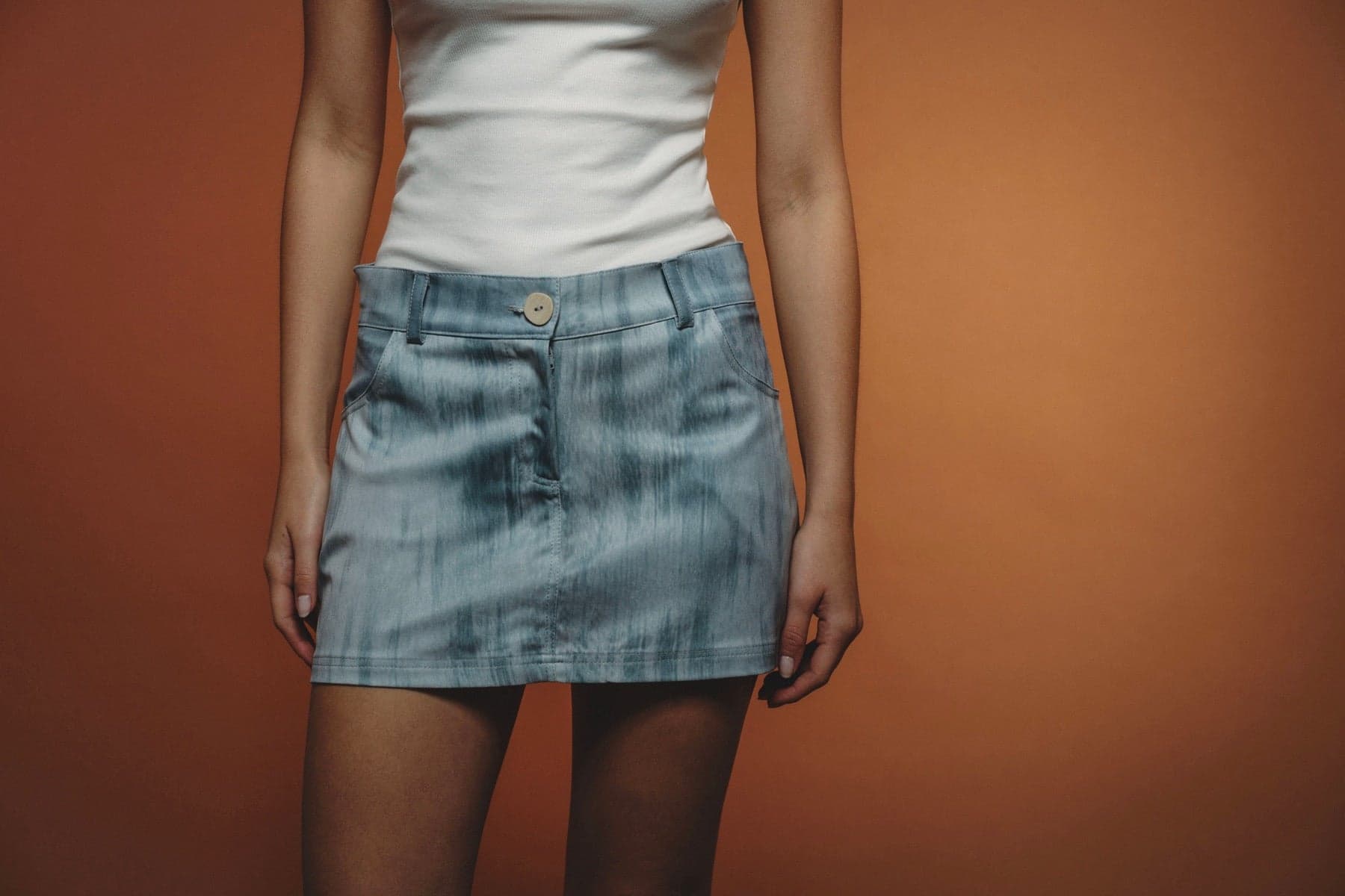 Grace Mini Skirt | Blue Haze