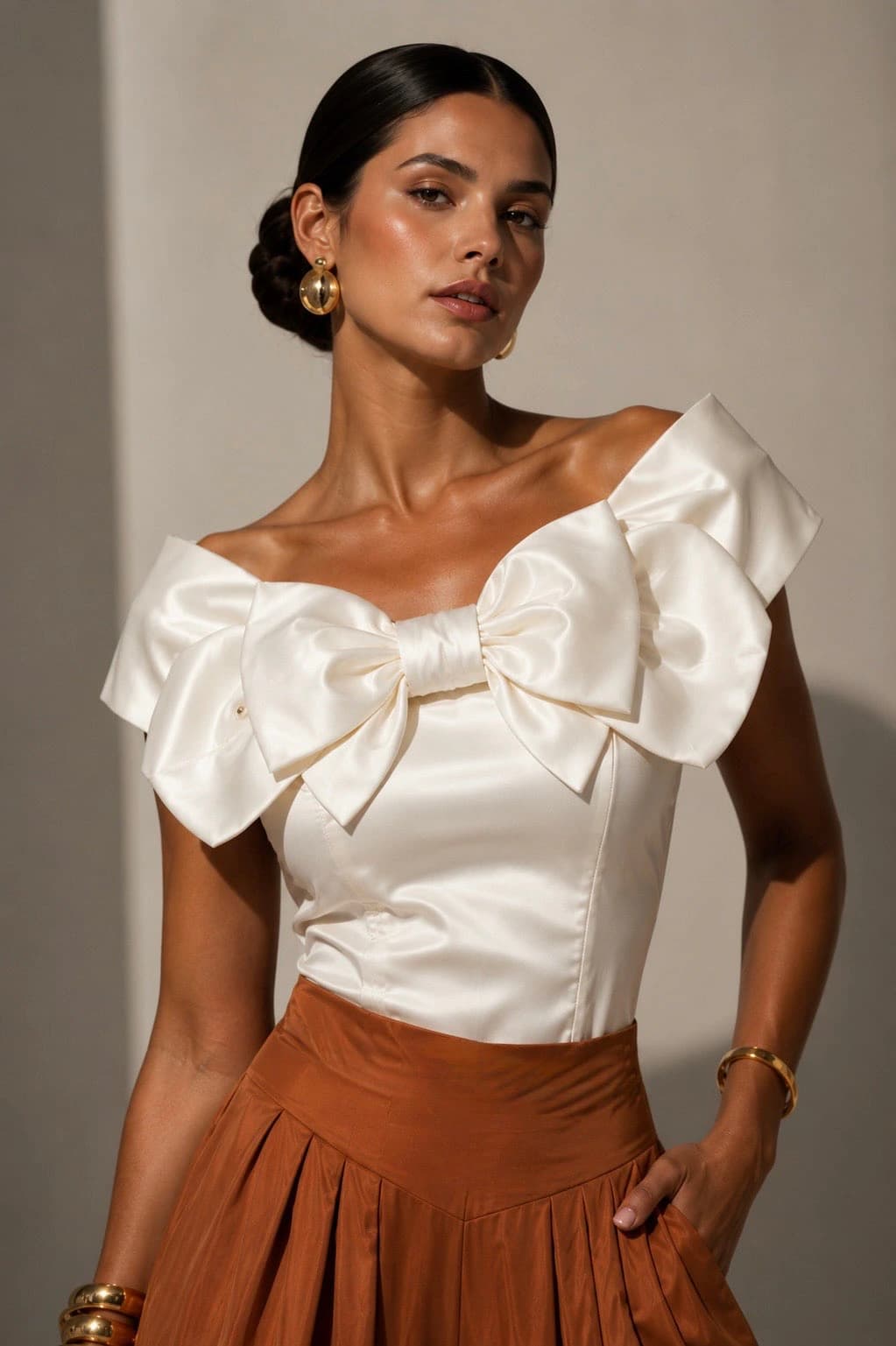Blusa Marianela blanco off white - imagen 1