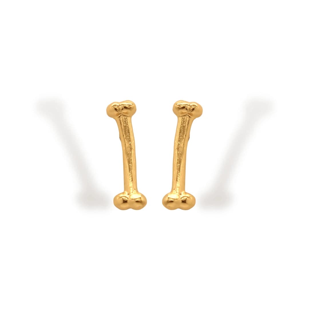 Aretes de hueso - imagen 1