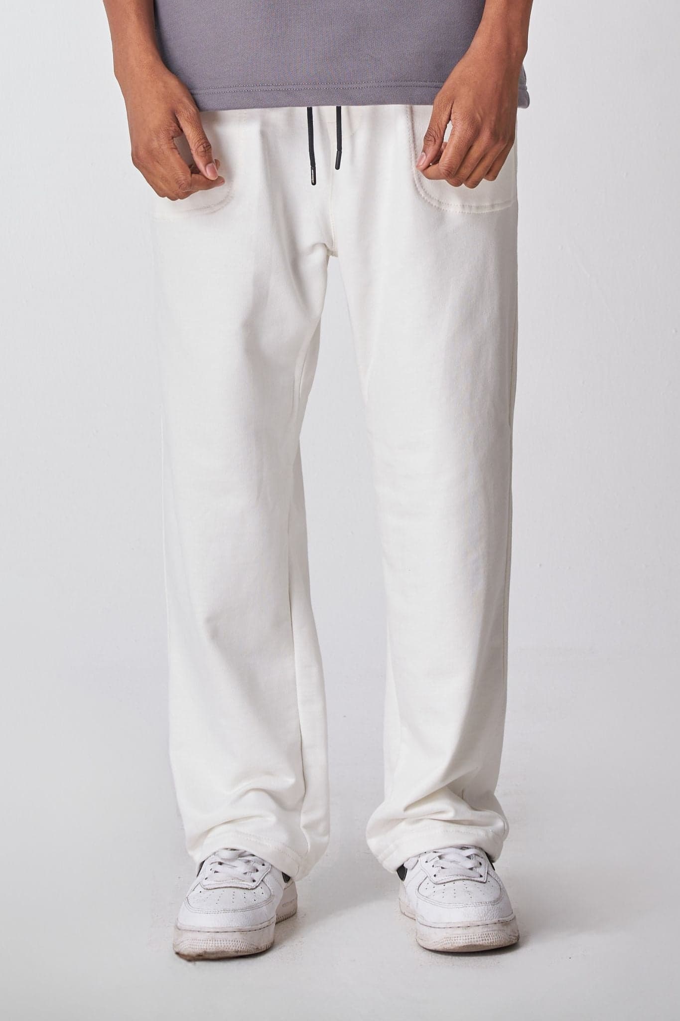 Sweet pant French terry blanco crema 14376
