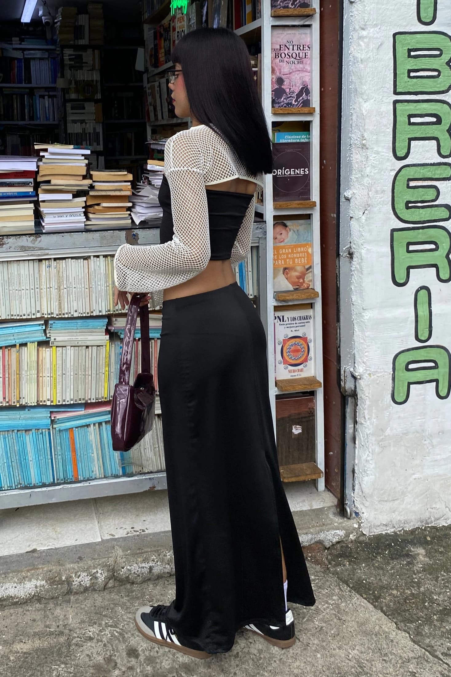FALDA MIDI NEGRA - imagen 2